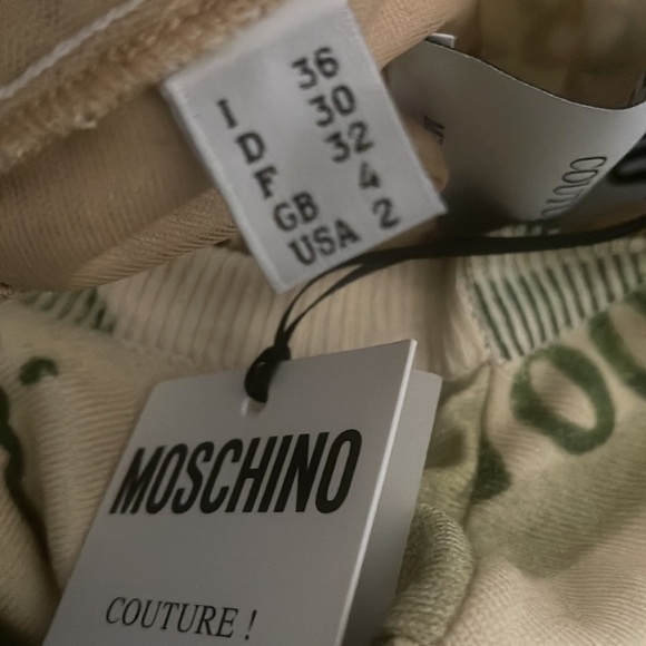 Moschino Couture Stretch Wool Dollar Bill Dress - Picture 15 of 16